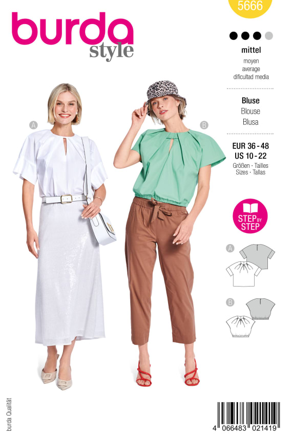 BURDA-5666 keltainen